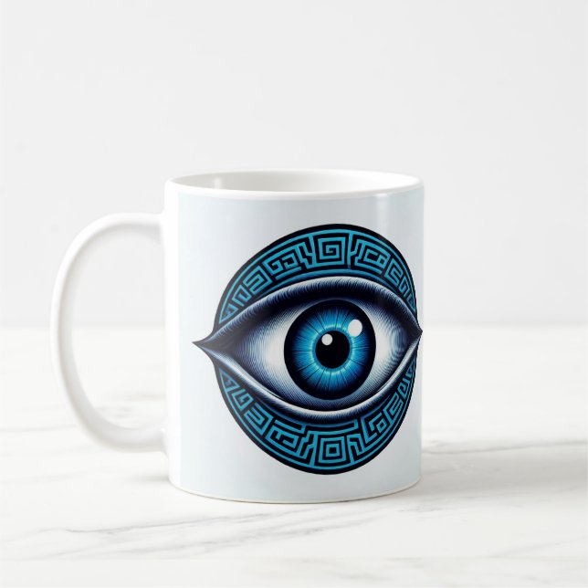 Evil eye coffee mug (Left)