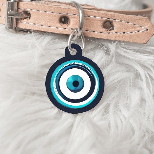  Evil Eye Dog Collar Charm _ Dog Necklace Pendant  Pet ID Tag