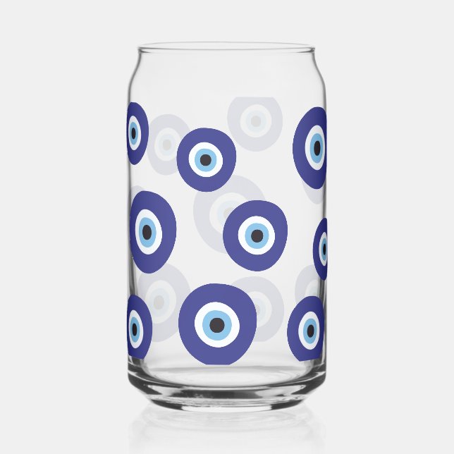 Evil Eye Drinkware Set Can Glass (Front)