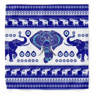 Evil Eye Elephant Ornament Bandana