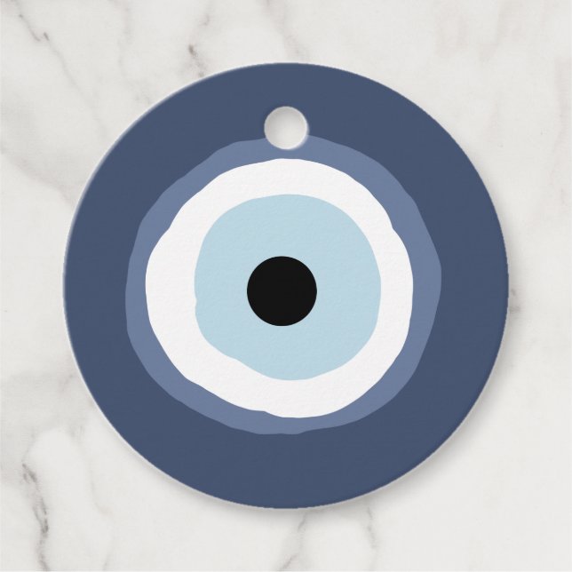 Evil Eye Favor Tags (Front)