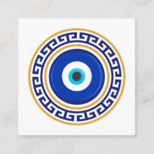 Evil Eye Golden Nazar Protection Pass Along Cards