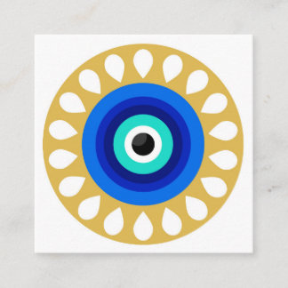 Evil Eye Golden Nazar Protection Pass Along Cards