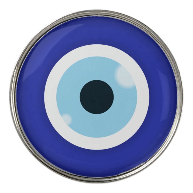 Evil Eye Golf Ball Marker (Front)