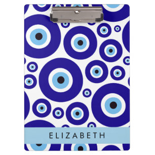 Evil Eye, Greek Eye, Turkish Eye, Mati, Your Name Clipboard