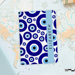 Evil Eye, Greek Eye, Turkish Eye, Mati, Your Name Passport Holder