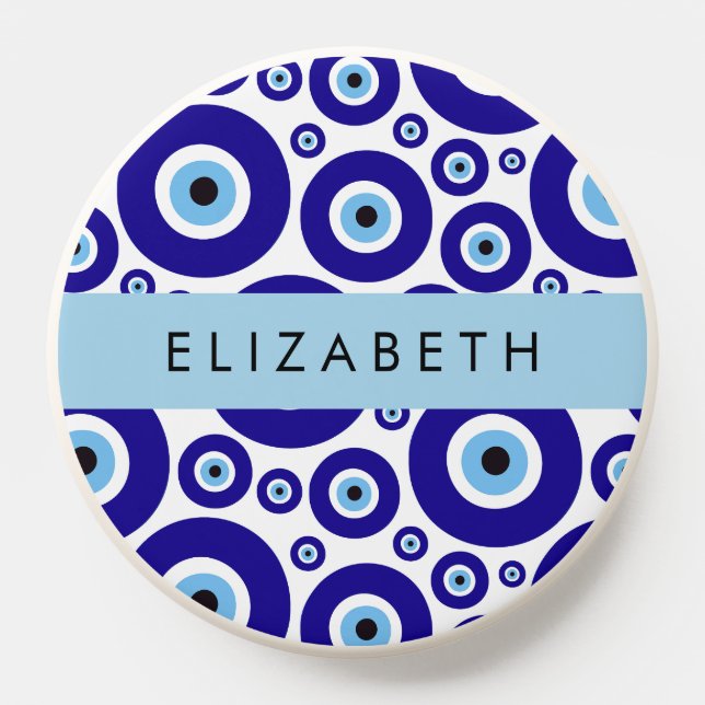 Evil Eye, Greek Eye, Turkish Eye, Mati, Your Name PopSocket (Popsocket)