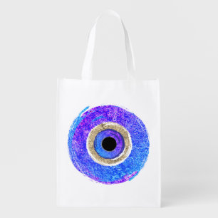 Evil Eye Grocery Bag