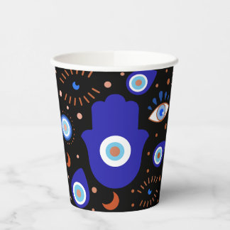 Evil Eye Halloween Paper Cups
