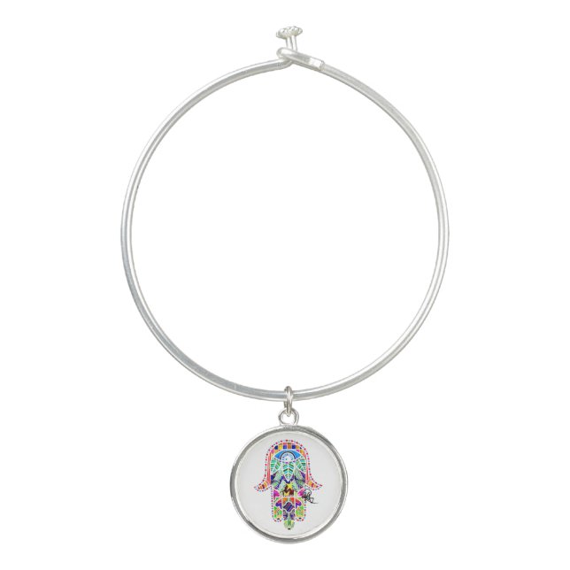 Evil Eye Hamsa Bracelet (Front)