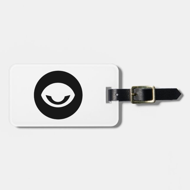 Evil Eye Ideology Luggage Tag (Front Horizontal)