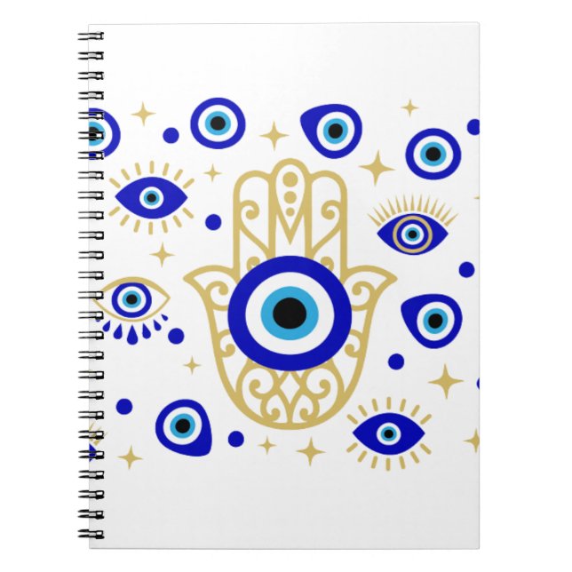 Evil Eye in Blue Notebook (Front)