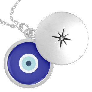 Evil Eye Locket Necklace