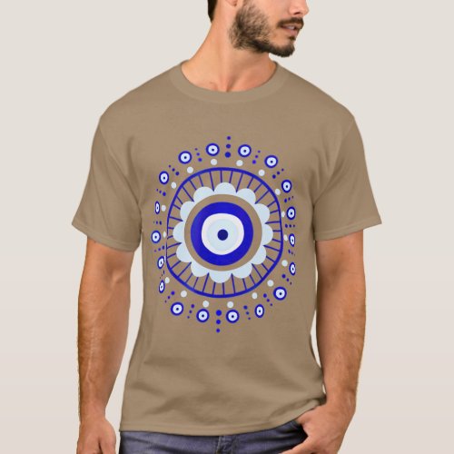 Evil Eye Mandala Mandela Burst T_Shirt