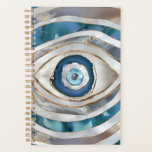Evil Eye Mineral textures and gold Planner<br><div class="desc">Evil Eye Mineral textures and gold</div>