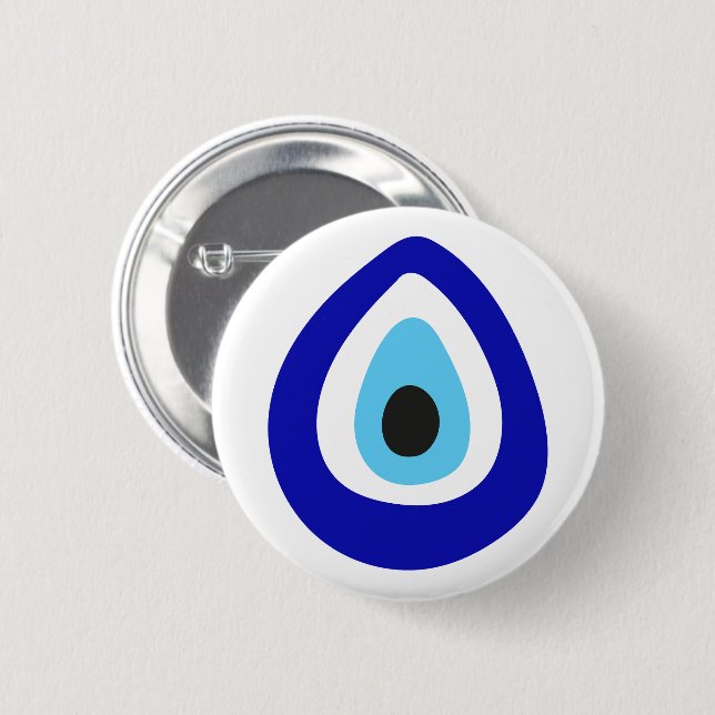 Evil Eye Nazar Amulet Button (Front & Back)