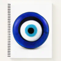 Pink Evil Eye Spiral Sketchbook Notebook