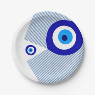 "Evil Eye" Paper Plate