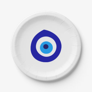 "Evil Eye" Paper Plate