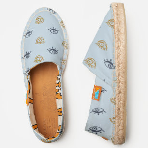 Evil Eye Pattern` Espadrilles