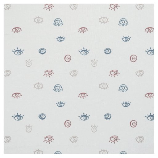 Evil Eye Pattern  Fabric