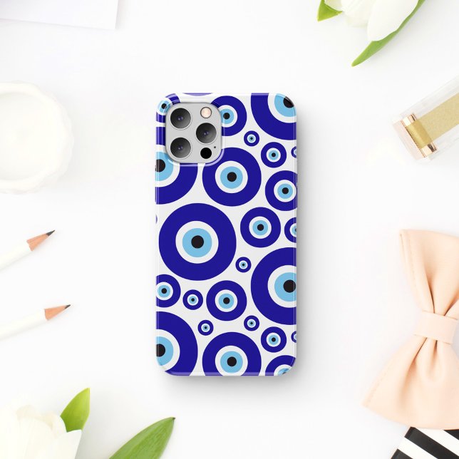 Evil Eye Pattern, Greek Eye, Turkish Eye, Nazar Case-Mate iPhone Case (Creator Uploaded)