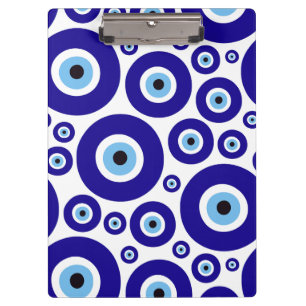 Evil Eye Pattern, Greek Eye, Turkish Eye, Nazar Clipboard