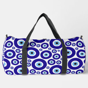 Evil Eye Pattern, Greek Eye, Turkish Eye, Nazar Duffle Bag