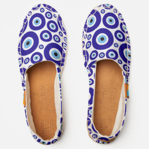 Evil Eye Pattern, Greek Eye, Turkish Eye, Nazar Espadrilles