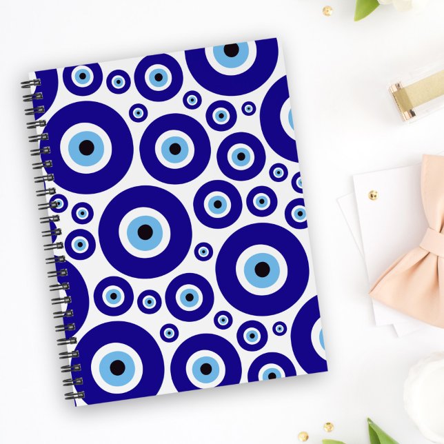 Evil Eye Pattern, Greek Eye, Turkish Eye, Nazar Notebook (Creator Uploaded)