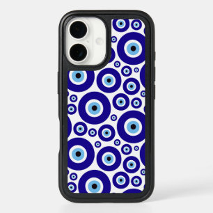 Evil Eye Pattern, Greek Eye, Turkish Eye, Nazar iPhone 16 Case