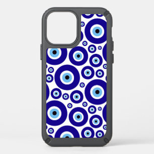 Evil Eye Pattern, Greek Eye, Turkish Eye, Nazar Speck iPhone 12 Case