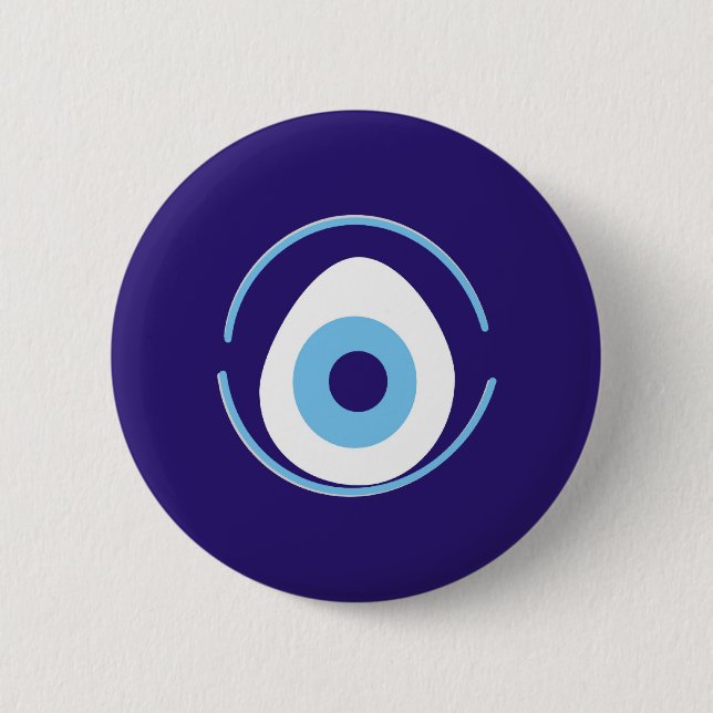 Evil Eye Pinback Button (Front)
