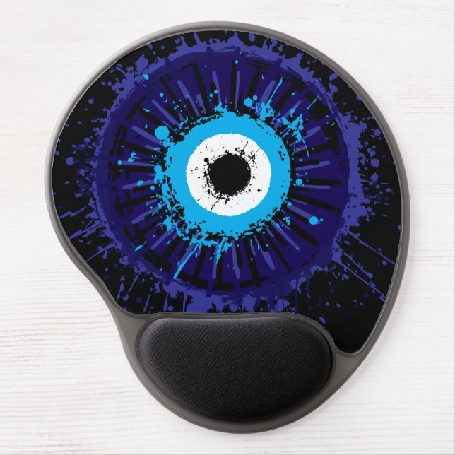🧿 Evil Eye Power Gel Mouse Pad (Front)