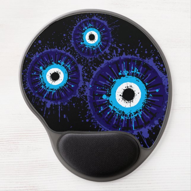 🧿 Evil Eye Power Gel Mouse Pad (Front)