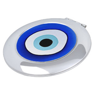 Evil Eye Printed Compact mirror