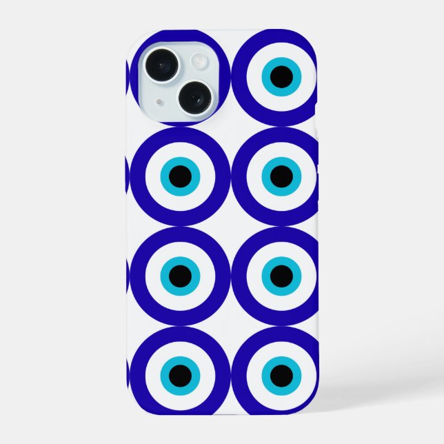 Evil Eye Protection All-Over Pattern  Iphone Case (Back)