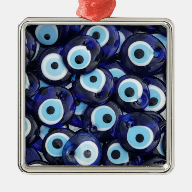 Evil Eye protection Amulets Metal Ornament (Front)