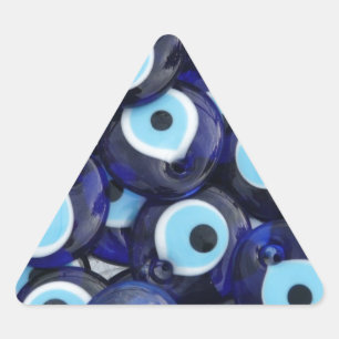 Evil Eye protection Amulets Triangle Sticker