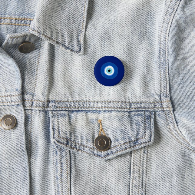 Evil Eye Protection Button (In Situ)