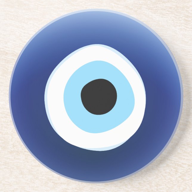 Evil Eye Protection coaster (Front)