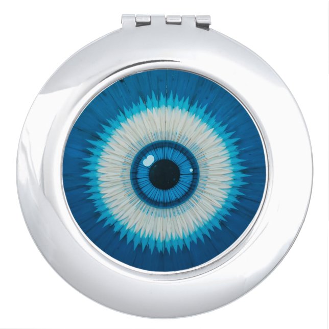 🧿 Evil Eye Protection For Everyday Carry 🧿 Compact Mirror (Front)