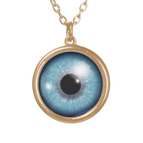 Evil Eye Protection Gold Plated Necklace