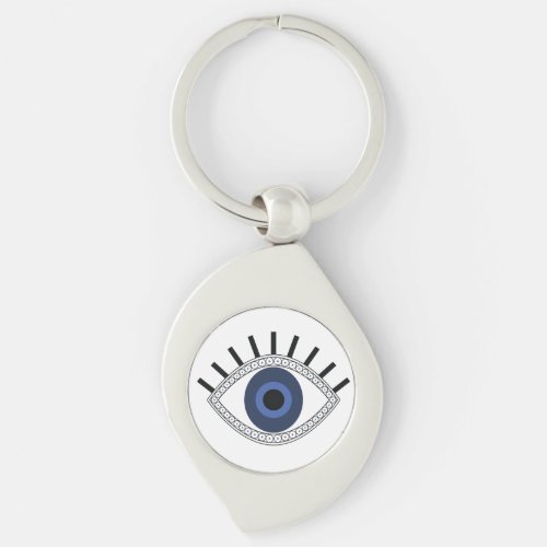 Evil Eye protection greek blue eye Keychain