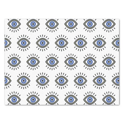 Evil eye protection  greek blue eye tissue paper