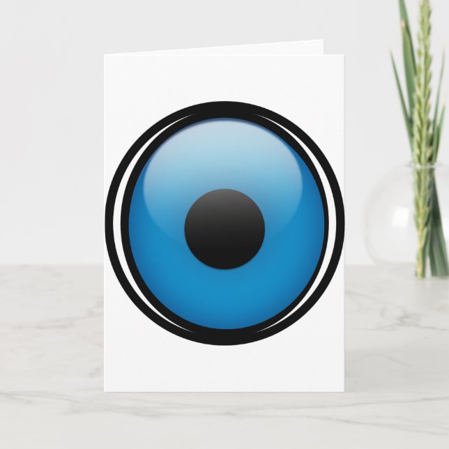 Evil Eye Protection Greek Ojo Holiday Card (Front)