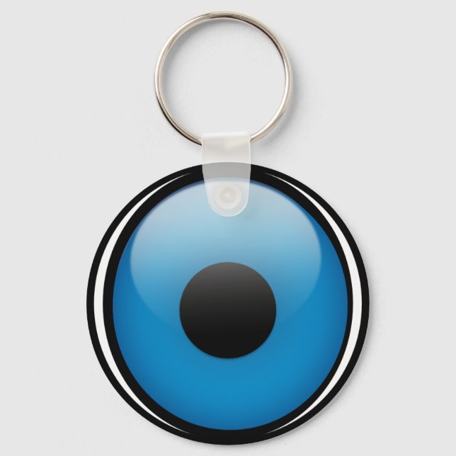 Evil Eye Protection Greek Ojo Keychain (Front)