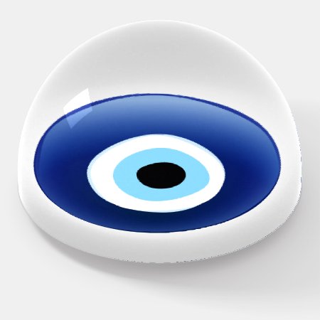 Evil Eye Protection Mediterranean Lucky Charm  Paperweight
