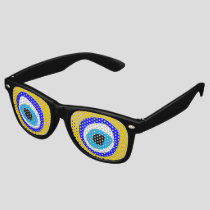 Evil Eye retro Shades Amulet /Fun Party Sunglasses