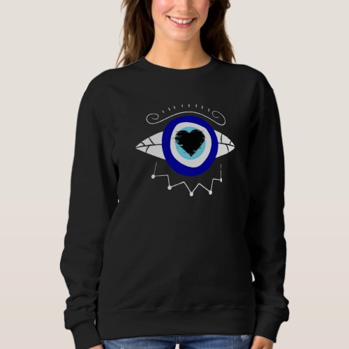 Evil Eye Spiritual Protection Esoteric Mystical Ha Sweatshirt